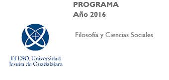 ﷯PROGRAMA Año 2016 Filosofía y Ciencias Sociales 