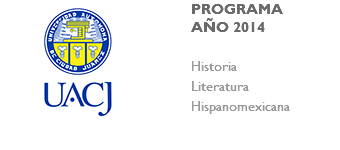 ﷯PROGRAMA AÑO 2014 Historia Literatura Hispanomexicana 