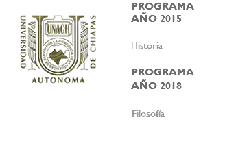 ﷯PROGRAMA AÑO 2015 Historia PROGRAMA AÑO 2018 Filosofía 